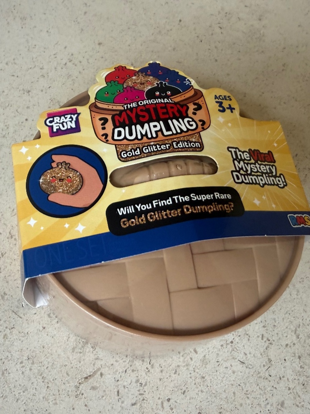 Mystery Dumpling Gold Glitter Edition TOY - NEW with original wrap